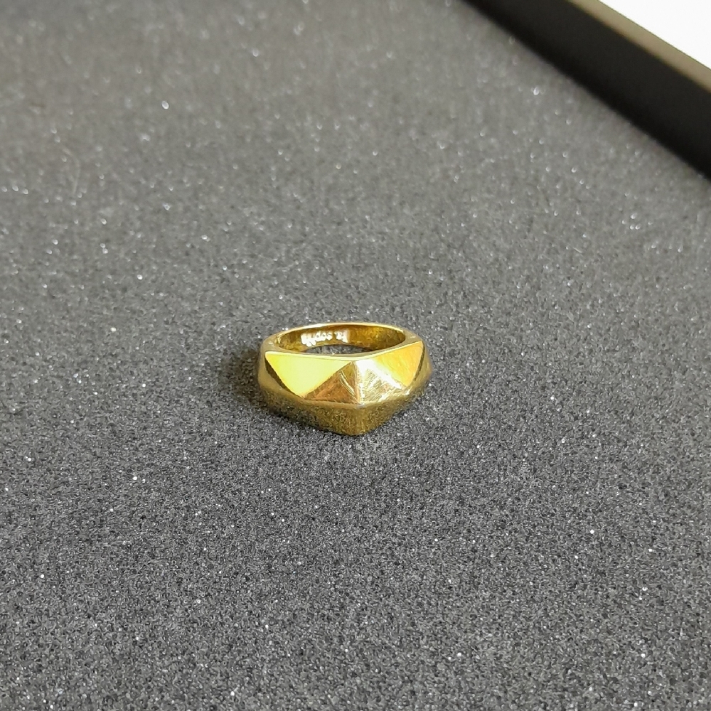 Lia Sophia Gold Geometric Ring